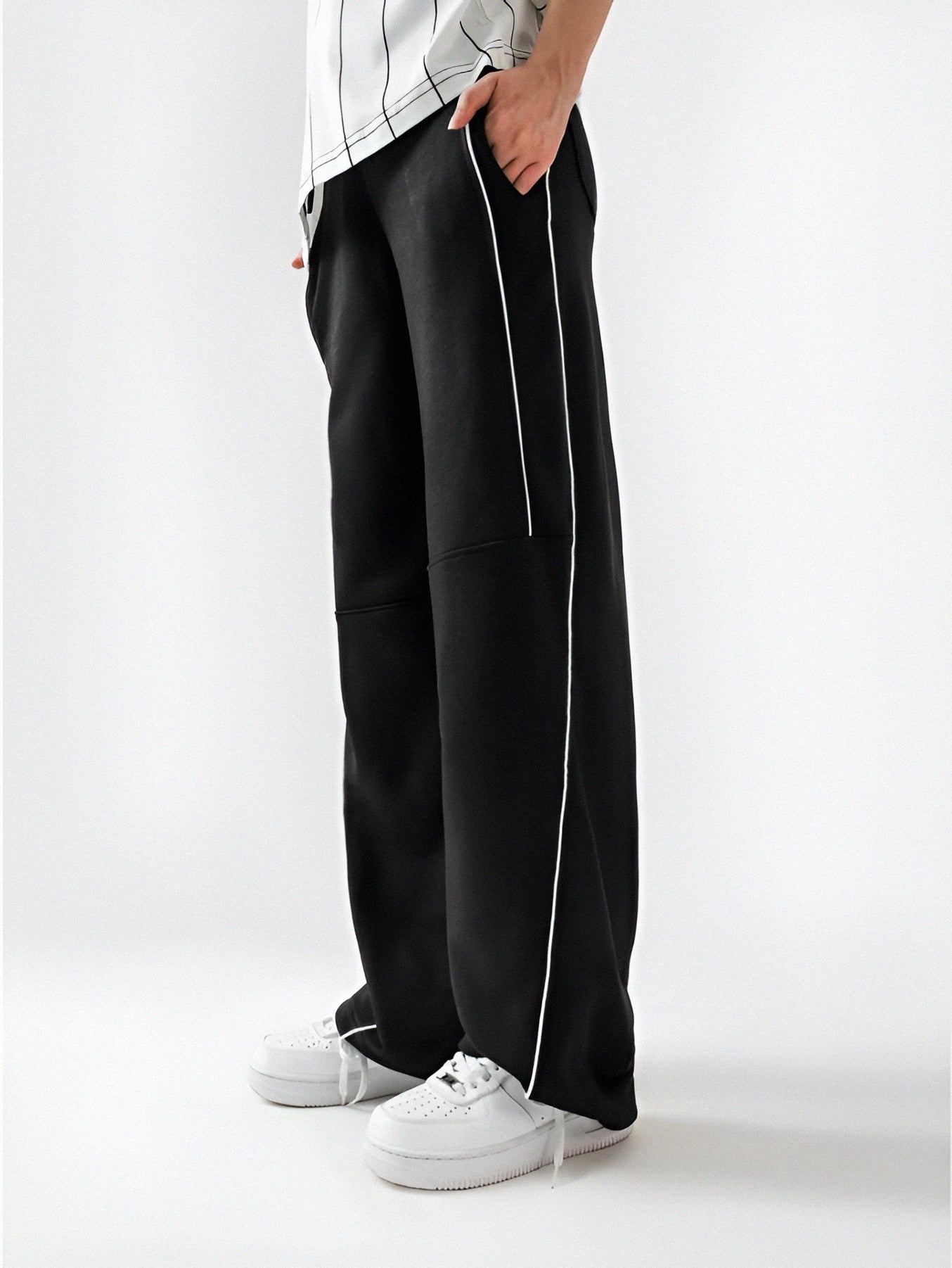 Piping Trouser | Black